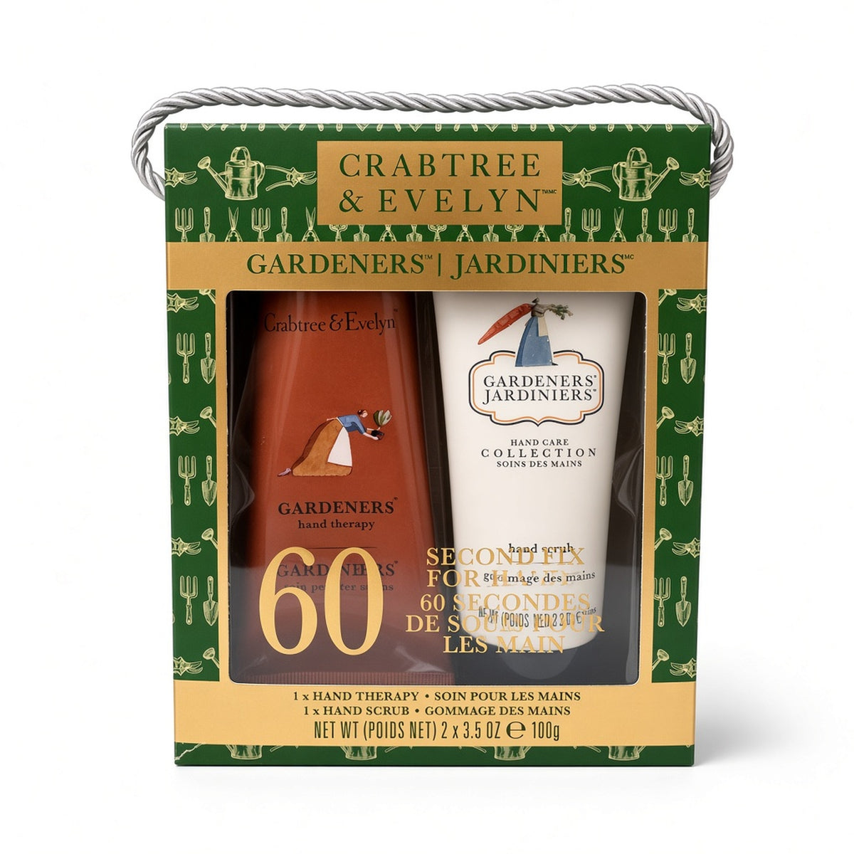 Crabtree & Evelyn Gardeners 60 Second Fix 護手禮盒正面｜INT BEAUTE