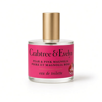 Crabtree & Evelyn Pear & Pink Magnolia EDT 50mL bottle｜INT BEAUTE