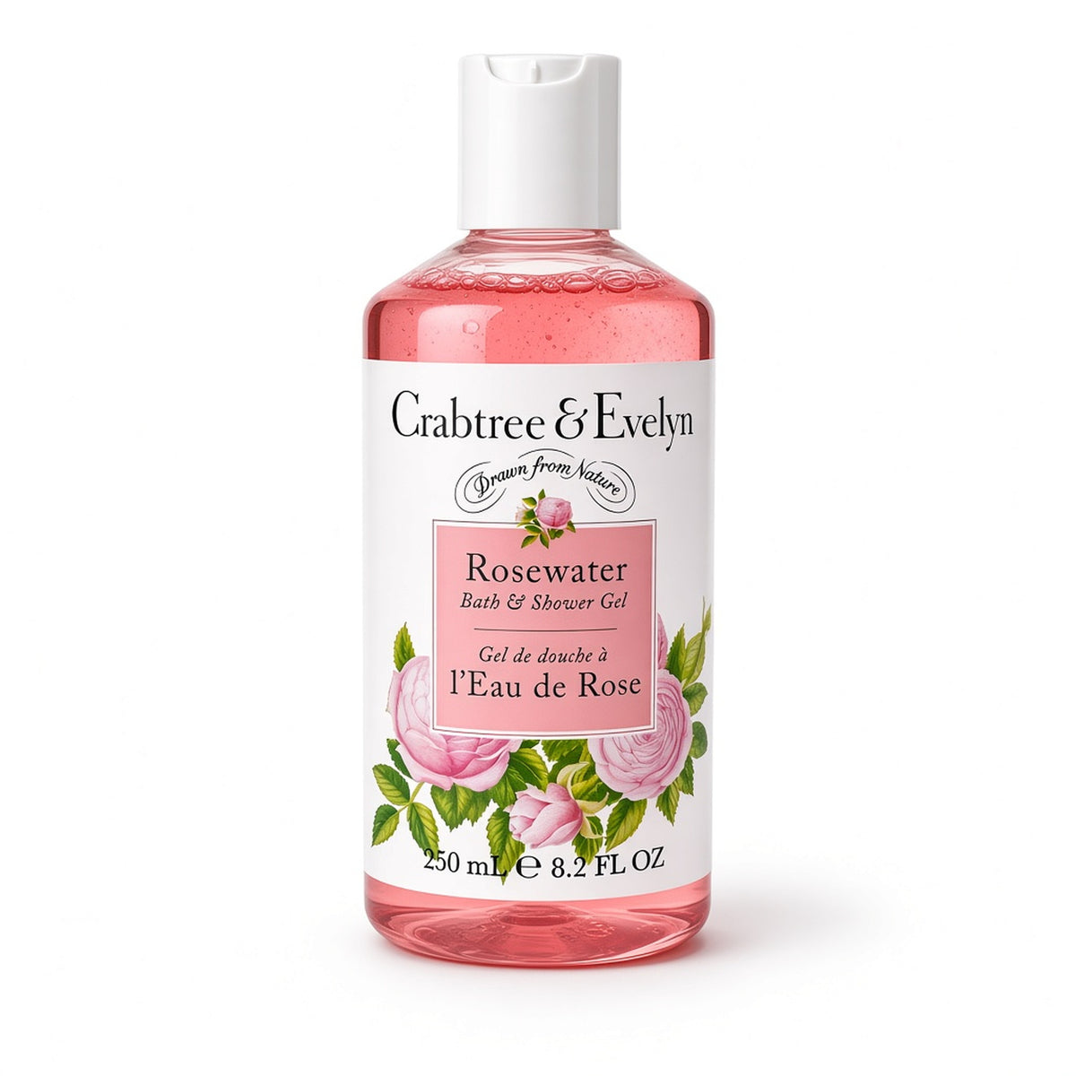 Crabtree & Evelyn Rosewater Bath & Shower Gel 250mL｜INT BEAUTE